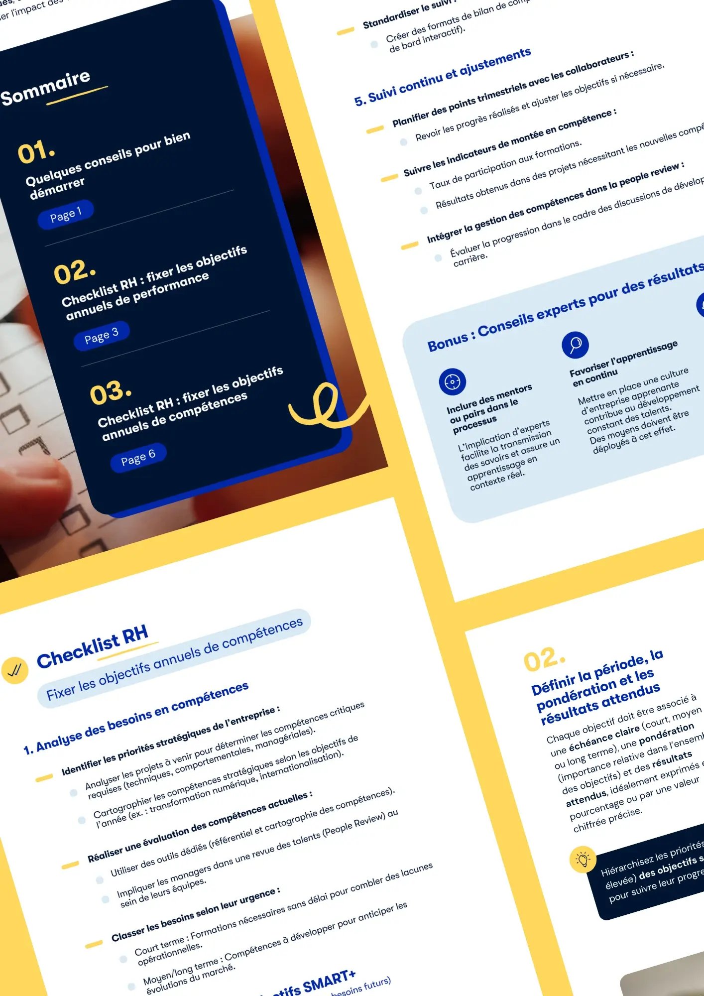 Checklist RH Objectifs Annuels 1
