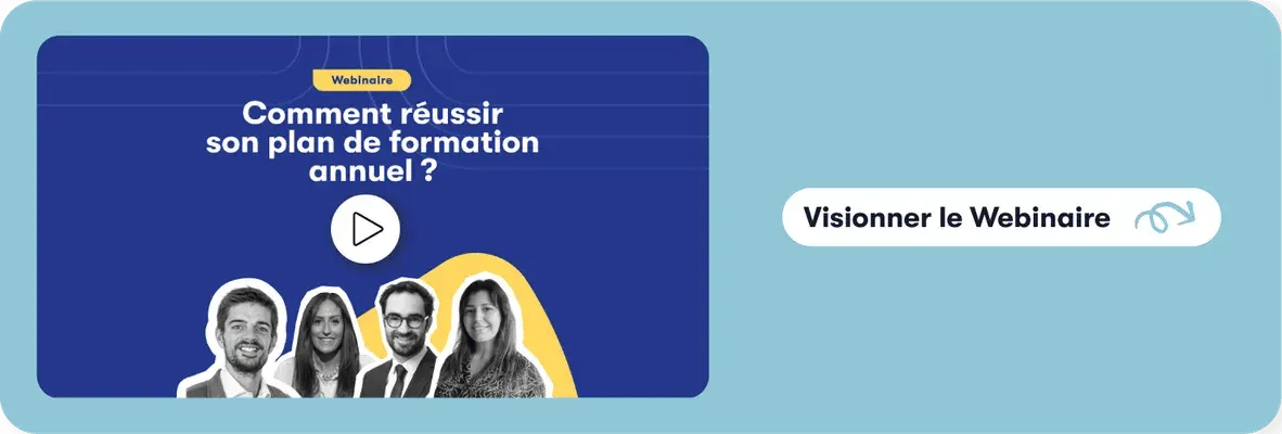 Webinar réussir son plan de formation