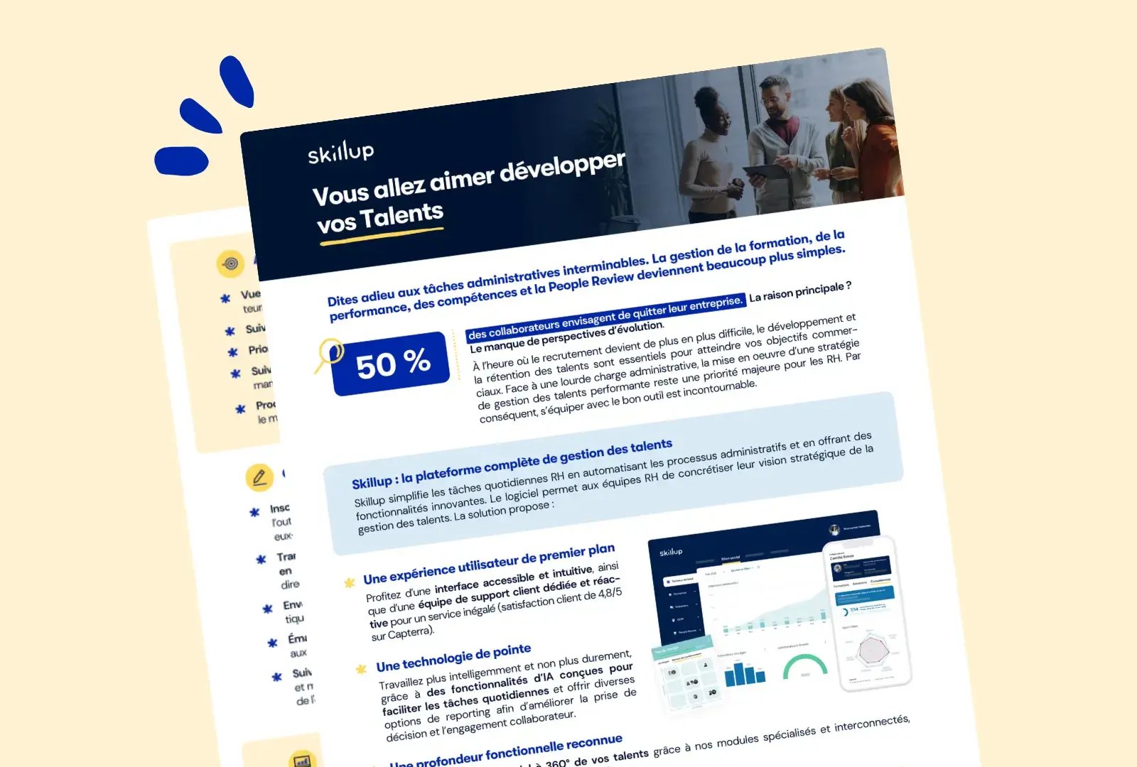 Fiche produit du module Formation
