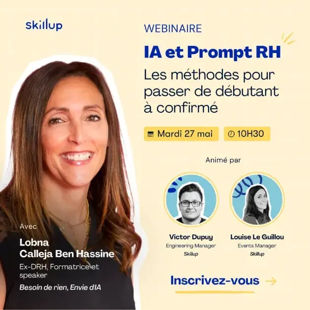 Webinar Skillup sur l'IA dans les ressources humaines