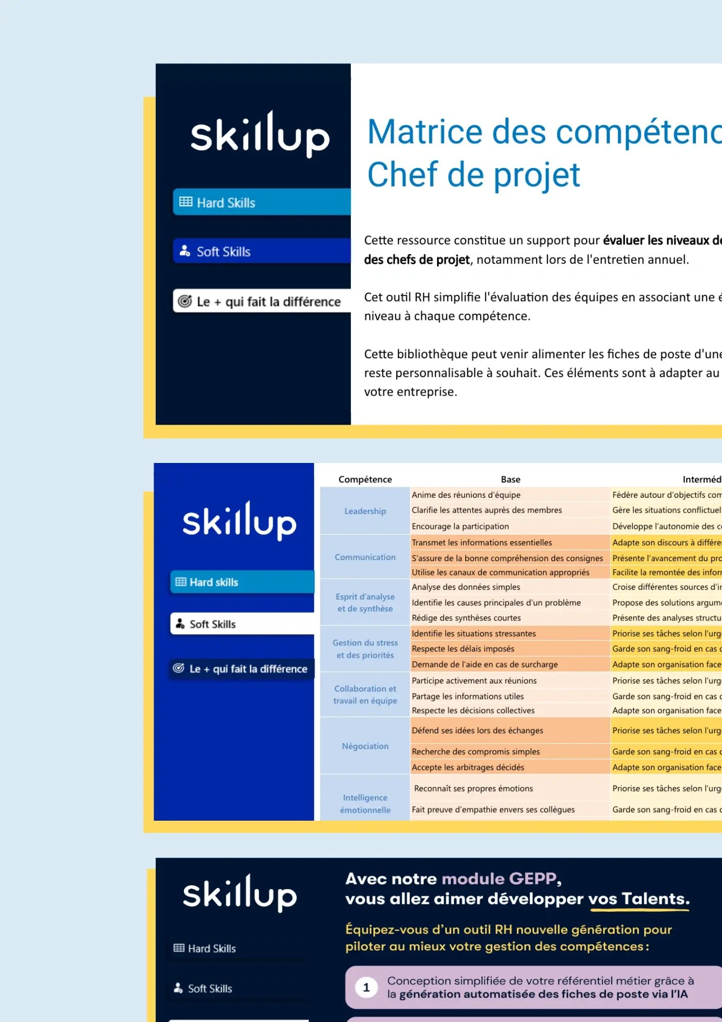 Template Matrice Competences Chef De Projet 3